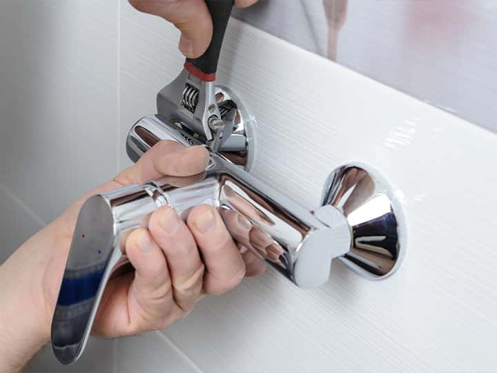 Replacement of a leaky faucet in Springtown, TX.